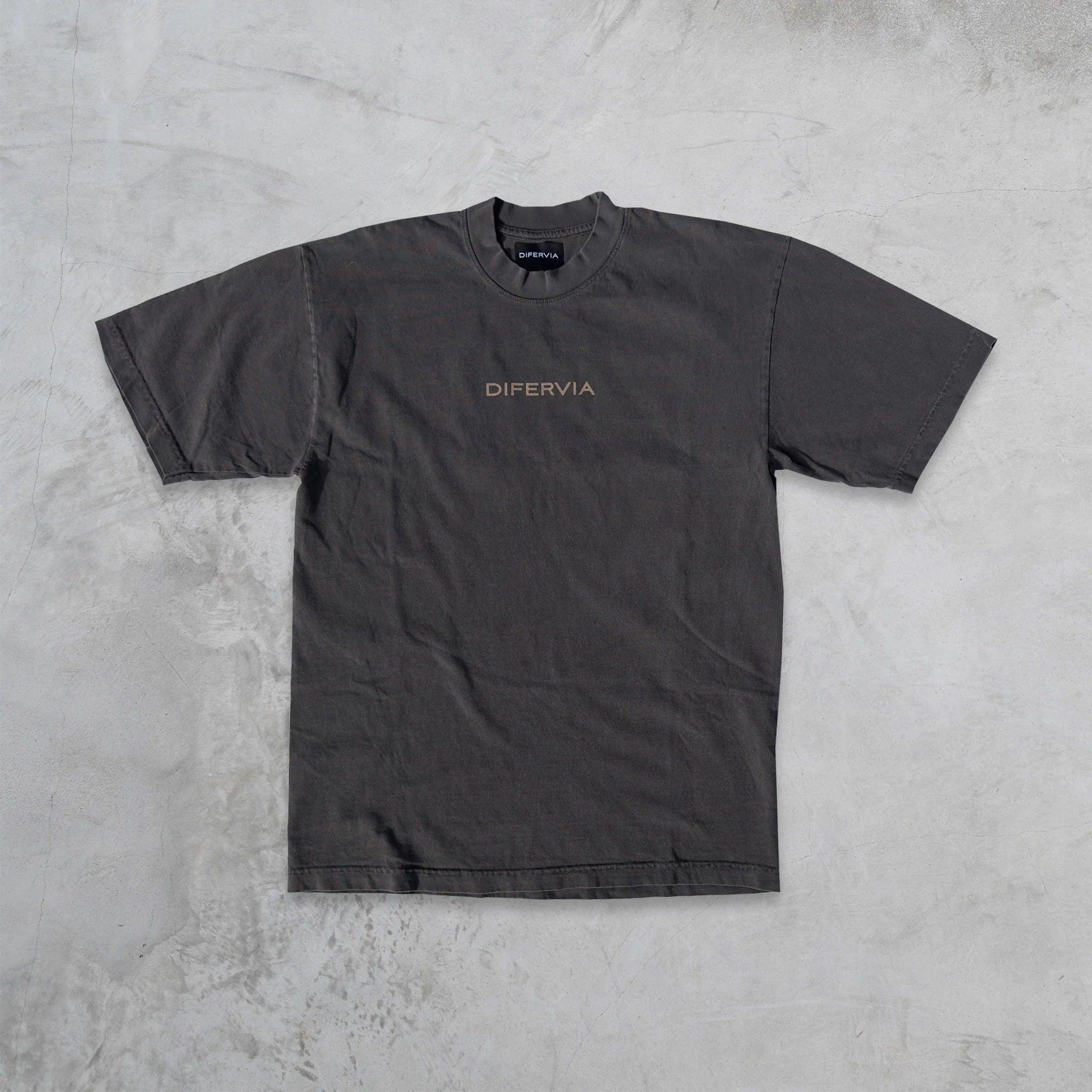 DIFERVIA BUTTERFLIES, VINTAGE BLACK T-SHIRT - DlabStore