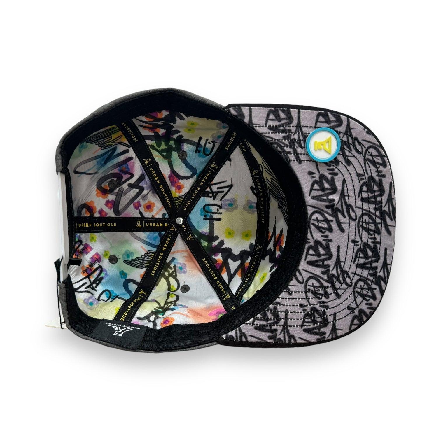 DLAB WaterProof Hybrid 5 Panel SnapBack Gray/Black - DlabStore