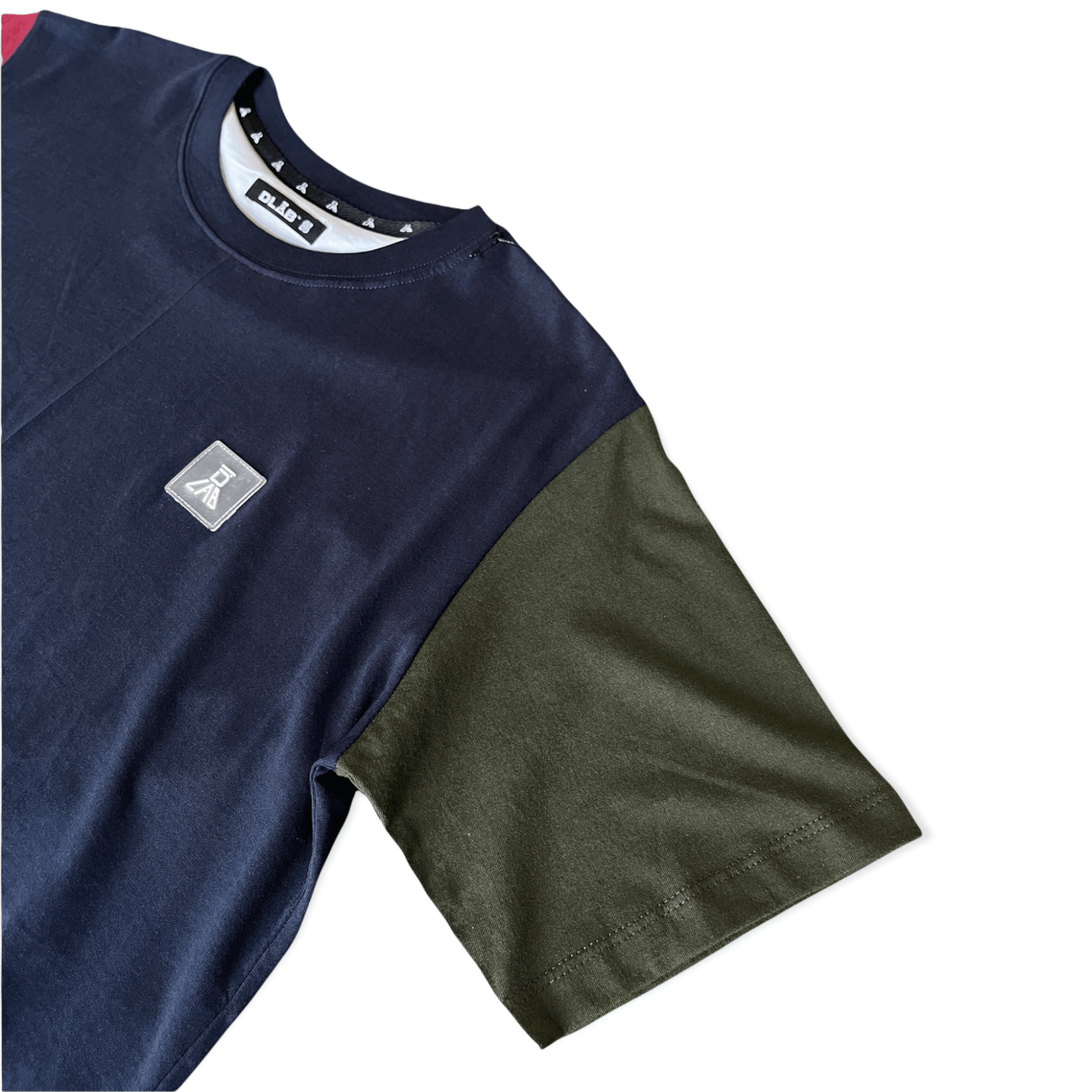 Dlab Essentials Navy/PVC Patch Logo Tee - DlabStore