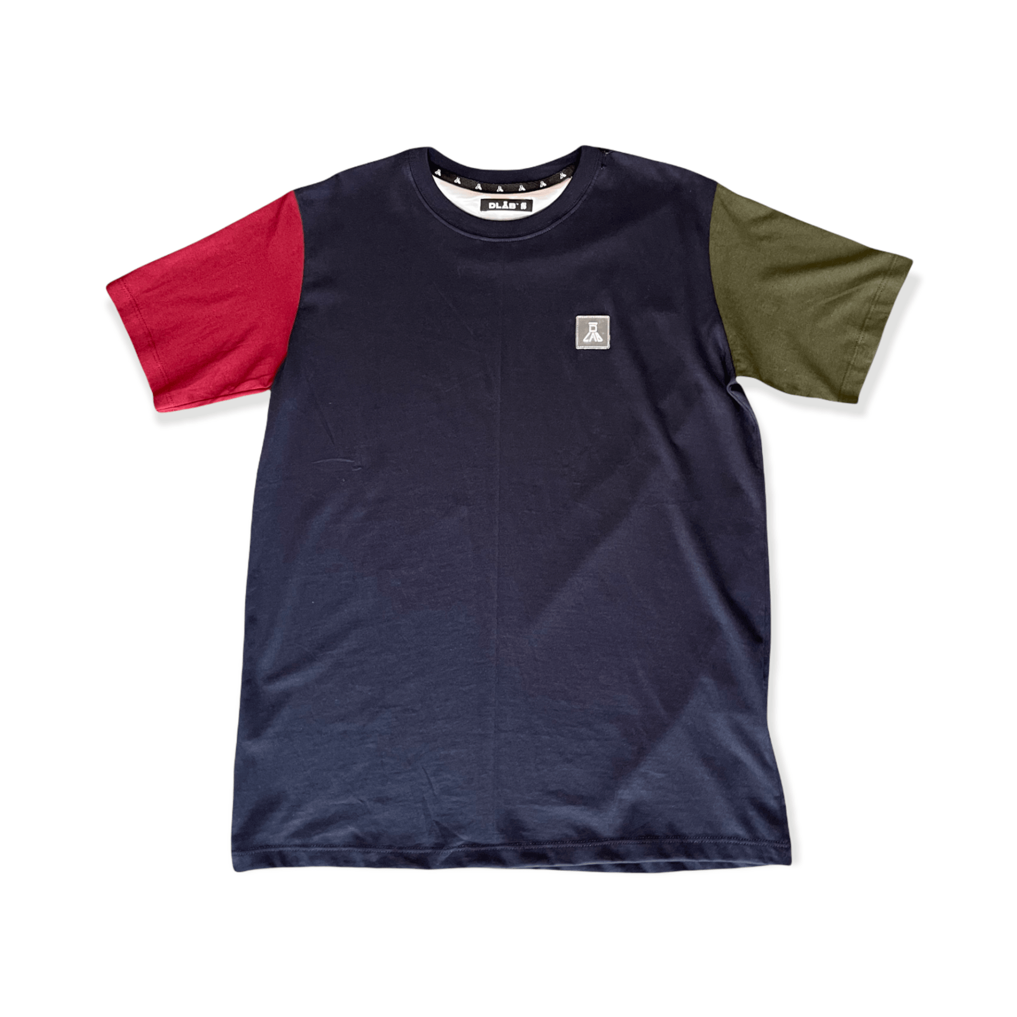 Dlab Essentials Navy/PVC Patch Logo Tee - DlabStore