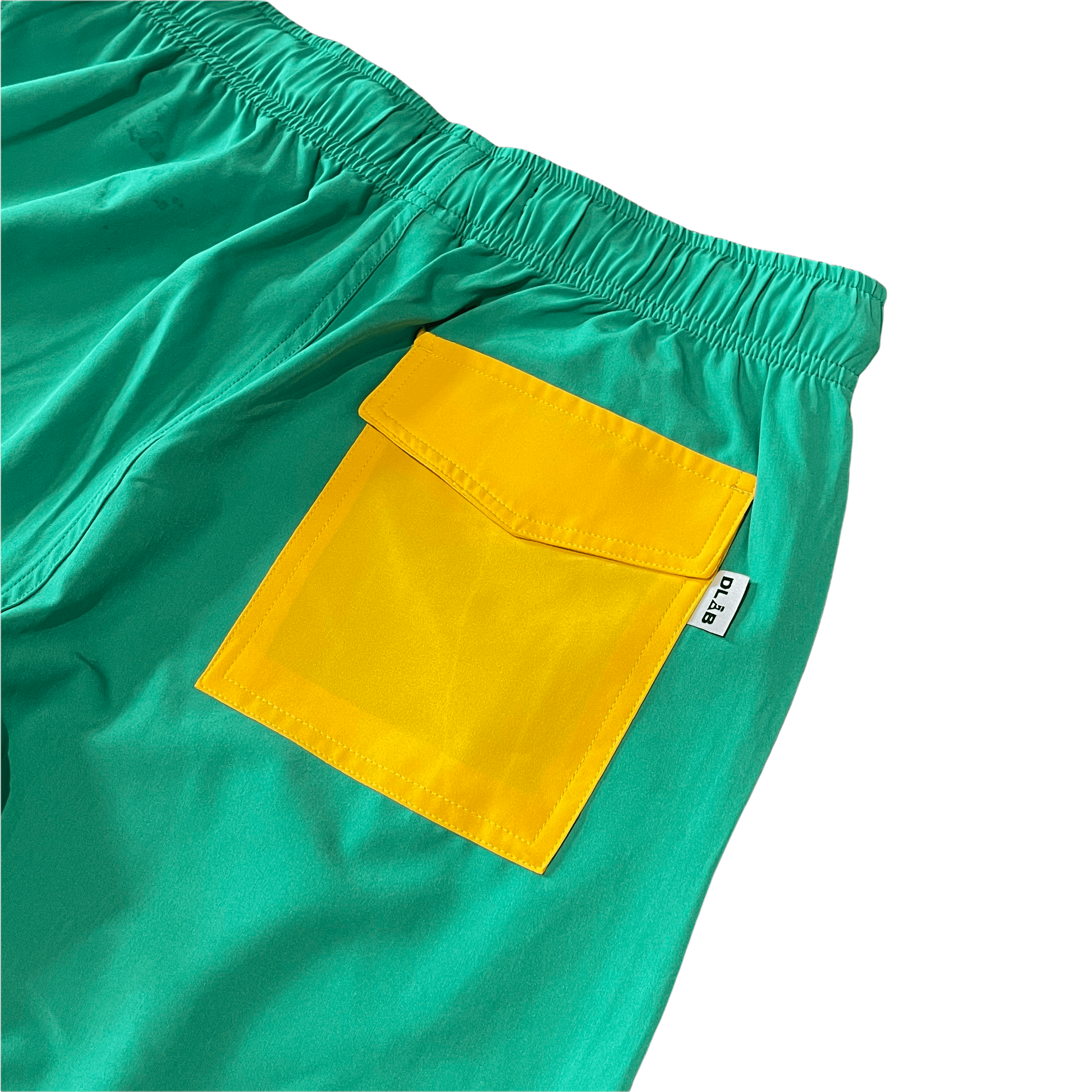 DLAB Men's Hybrid Board Shorts (Green) - DlabStore
